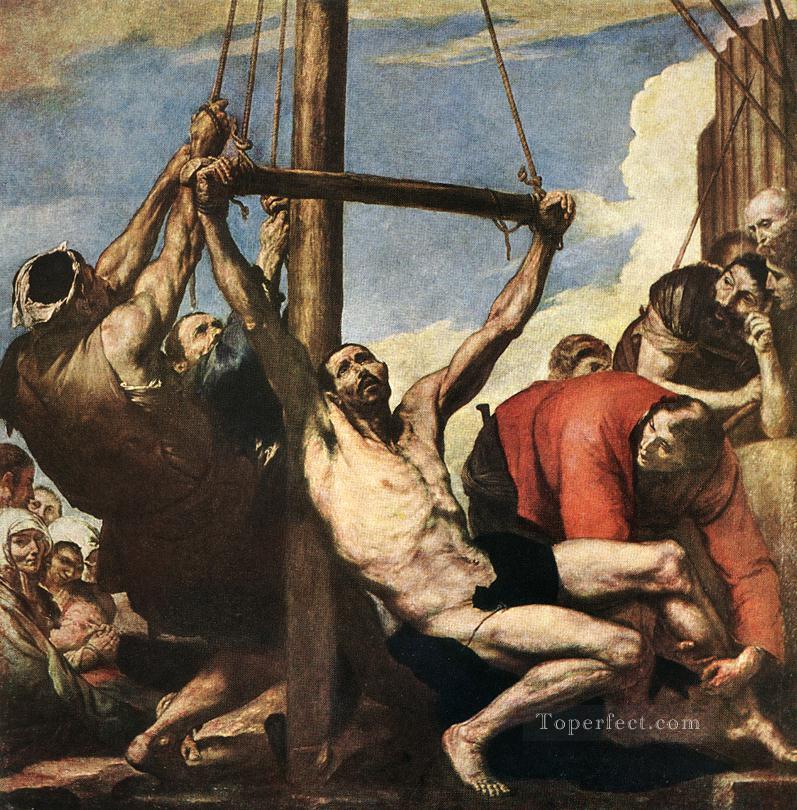 Martyrdom of St Bartholomew Tenebrism Jusepe de Ribera Oil Paintings